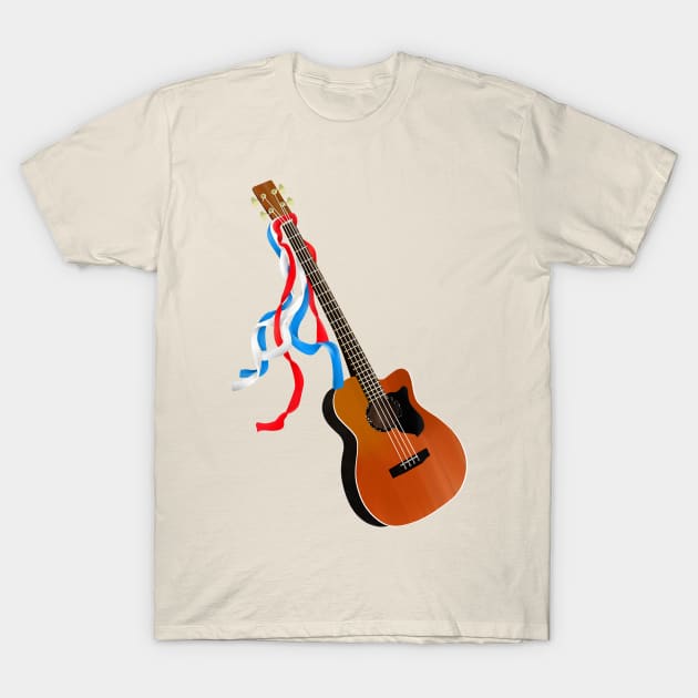 Bass Guitar T-Shirt by mailboxdisco